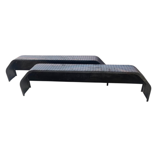 Trailer Fenders 72"x10"x17" with Backing Plates Welded On