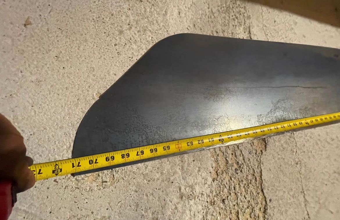 72" x 10" x 17" Tandem Axle Diamond Plate Trailer Fenders – Heavy Duty Steel, With Backing Plates