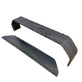 72x10x17 Tandem-Axle Diamond Plate Trailer Fenders with Backing Plates – 14-Gauge