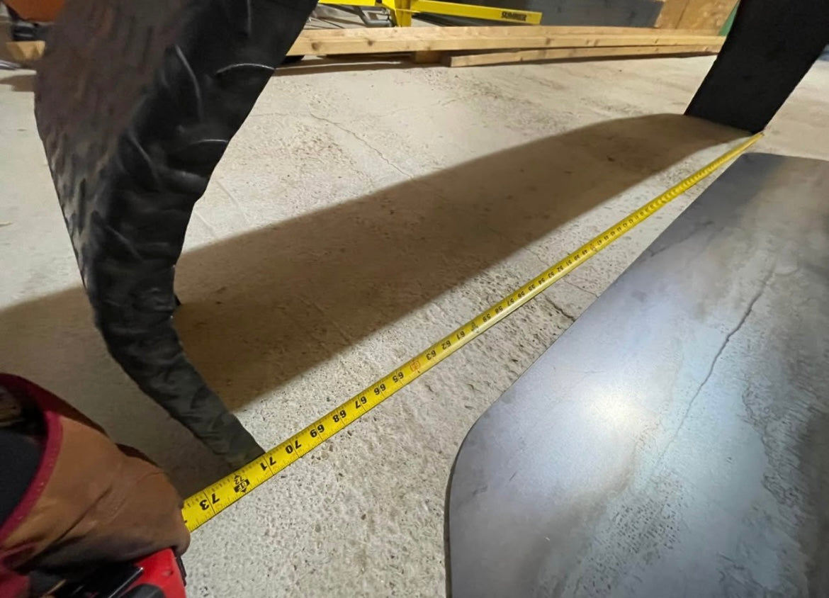 72" x 10" x 17" Tandem Axle Diamond Plate Trailer Fenders – Heavy Duty Steel, With Backing Plates